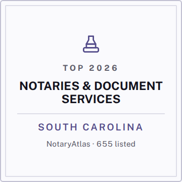 Top pick on NotaryAtlas — South Carolina